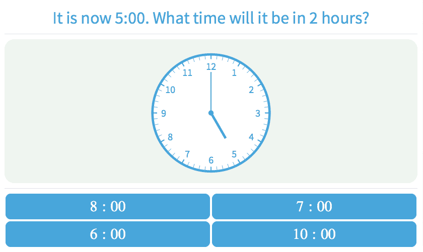 Time Practice with Math Games